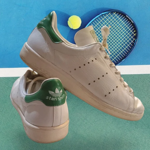 Stan Smith Original w Signature R Made In France Adidas Leather Tennis Shoes